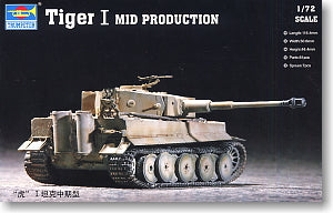 Trumpeter 1/72 scale model 07243 No. 6 heavy truck tiger medium type