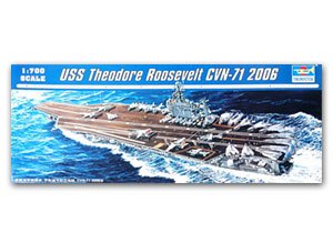 Trumpeter 1/700 scale model 05754 CVN-71 "Roosevelt" nuclear powered aircraft carriera