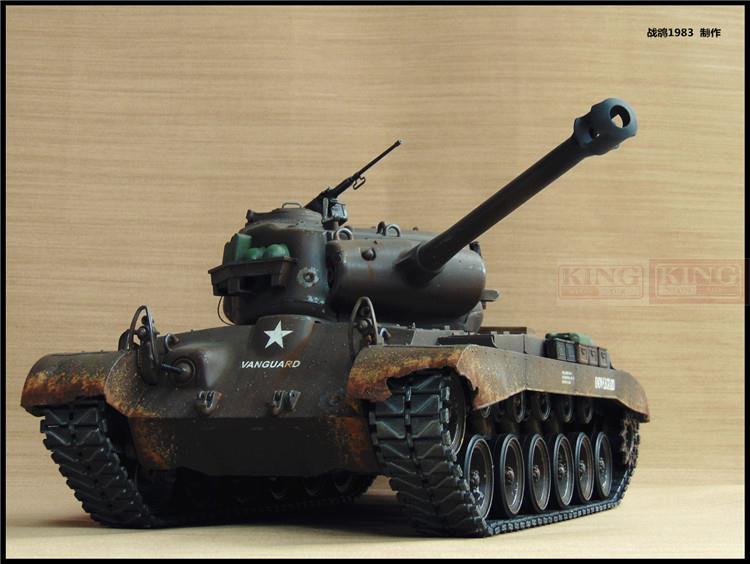 KNL HOBBY Heng Long, 1:16 Pershing RC remote control tank model foundry heavy coating of paint to do the old upgrade