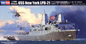 Hobby Boss 1/700 scale war ship models 83415 American San Antonio class LPD-21 "New York" amphibious transport docking ship *