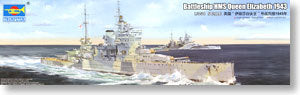 1/350 scale Trumpeter HMS The Royal Navy Elizabeth Battleship 1943
