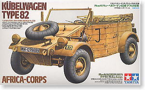 TAMIYA 1/35 scale models 35238 World War II Germany Pkw.K1 barrel truck 82 "African Legion"