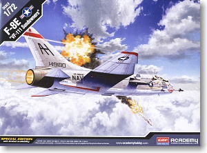 ACADEMY 12434 F-8E Crusader carrier-based fighter "VF-111 shooting days were"