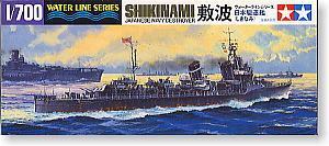 TAMIYA 1/700 scale model 31408, Japanese Navy Ao Ao class "SHIKINAMI" three destroyers