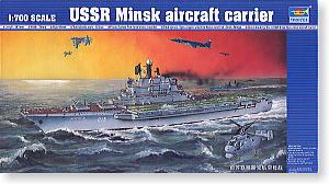 Trumpeter 1/700 scale model 05703 Soviet Navy Kiev class "Minsk" aircraft carriera