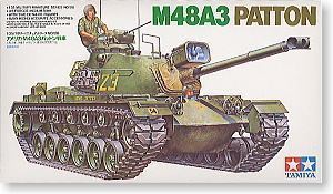 TAMIYA 1/35 scale models 35120 M48A3 "Barton" medium chariot