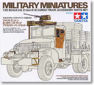 TAMIYA 1/35 scale models 35231 US GMC 6X6 2.5 ton truck armed retrofit kit