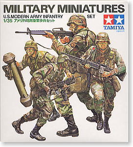 TAMIYA 1/35 scale models 35133 Modern American Army Infantry
