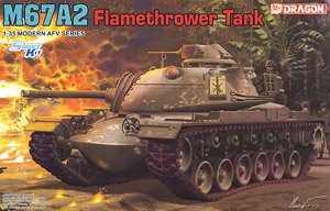 1/35 scale model DRAGON / Dragon 3584 M67 Flamethrower Tank
