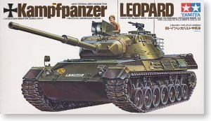 TAMIYA 1/35 scale models 35064 German leopard main battle tanks