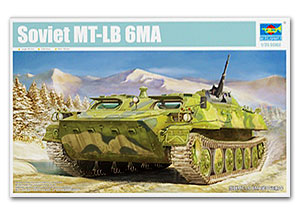 Trumpeter 1/35 scale model 05579 Soviet MT-LB 6MA tracked armored vehicle