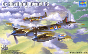 Trumpeter 1/48 scale model 02894 de Havilland "Hornets" F.3 fighter