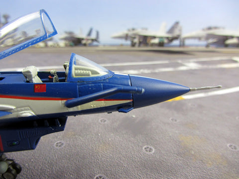 KNL Hobby diecast model The Zhuhai airshow eighteen fighters performing machine model J-10 fighter J10/ alloy J-10 aircraft model