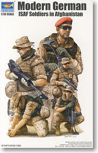 Trumpeter 1/35 scale soldier figure model 00421 German security assistance force in Afghanistan