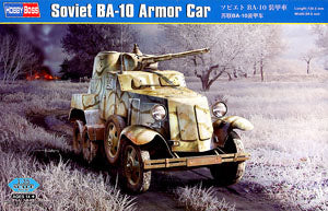 Hobby Boss 1/35 scale tank models 83840 Soviet BA-10 wheeled armored reconnaissance vehicle *