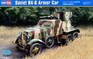 Hobby Boss 1/35 scale tank models 83839 Soviet BA-6 wheeled armored vehicles *