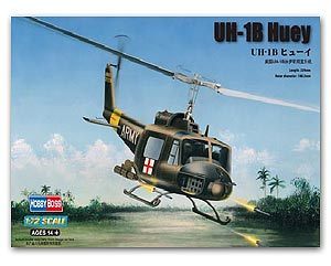Hobby Boss 1/72 scale helicopter model aircraft 87228 UH-1B Iloquois Universal Helicopter