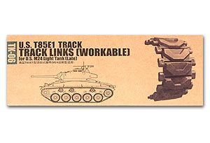 Trumpeter 1/35 scale model 02036 M24"xi fly" light combat vehicle late with movable link track