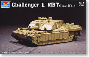 Trumpeter 1/72 scale tank models 07215 British Challenger II main battle heavy armor type "Iraq war"