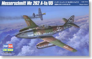 Hobby Boss 1/48 scale aircraft models 80373 Meissemite Me262A-1a / U5 Fighter Heavy Fire Type *