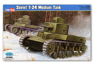 Hobby Boss 1/35 scale tank models 82493 Soviet T-24 medium chariot