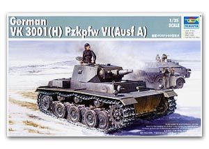 Trumpeter 1/35 scale model 01515 World War II Germany VK3001 (H) No. 6 chariot type A