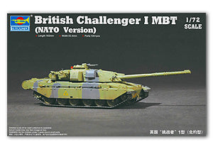 Trumpeter 1/72 scale tank models 07106 British Army Challenger 1 main battle tank "NATO forces"