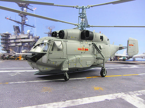 KNL Hobby diecast model KA-31 warning helicopter model card -31/KA31 alloy aircraft model military gift 1:43 China Air Force CPLA