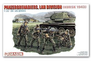 1/35 scale model Dragon 6159 German Waffen SSH LAH division Grenadier Kursk 1943