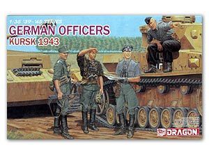 1/35 scale model Dragon 6456 German Army Officers Kursk 1943