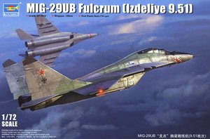 Trumpeter 1/72 scale model 01677 MiG-29 (9.51) Fulcrum UB Trainer