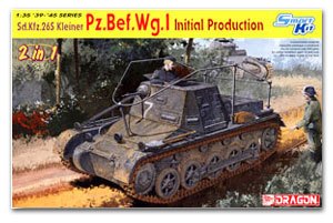 1/30 scale model Dragon 6597 Sd.Kfz.265 No. 1 light command chariot early production type