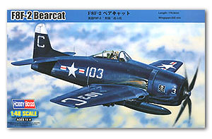 Hobby Boss 1/48 scale aircraft models 80358 F8F-1 Panda carrier fighter