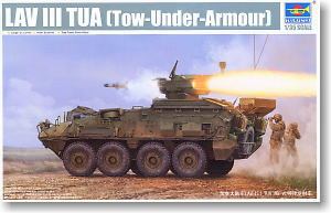 Trumpeter 1/35 scale model 01558 LAV-III wheeled armored vehicle tai arc anti-tank missile mounted type