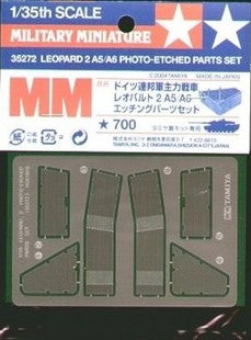 TAMIYA 1/35 scale models 35272 Leopard 2A5 / 6 main battle tank turret debris blue with metal etched pieces