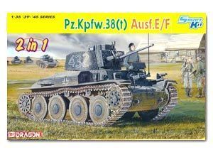 1/35 scale Dragon 6434 Pz.Kpfw.38 (t) Ausf.E / F (including internal structure)
