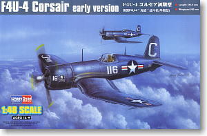Hobby Boss 1/48 scale aircraft models 80386 Water F4U-4 "Pirates" Carrier Fighter Early *