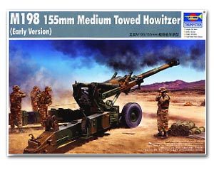 Trumpeter 1/35 scale model 02306 US M198 155MM Medium Towed howitzera early version