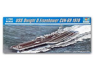 Trumpeter 1/700 scale model 05753 Minimiz CVN-69 Eisenhower aircraft carriera