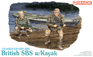 1/35 scale model Dragon 3023 British Royal Marine Corps Special Sailor Squadron and Canoeing