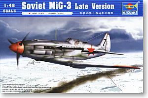 Trumpeter 1/48 scale model 02831 Soviet MiG-3 fighter late type