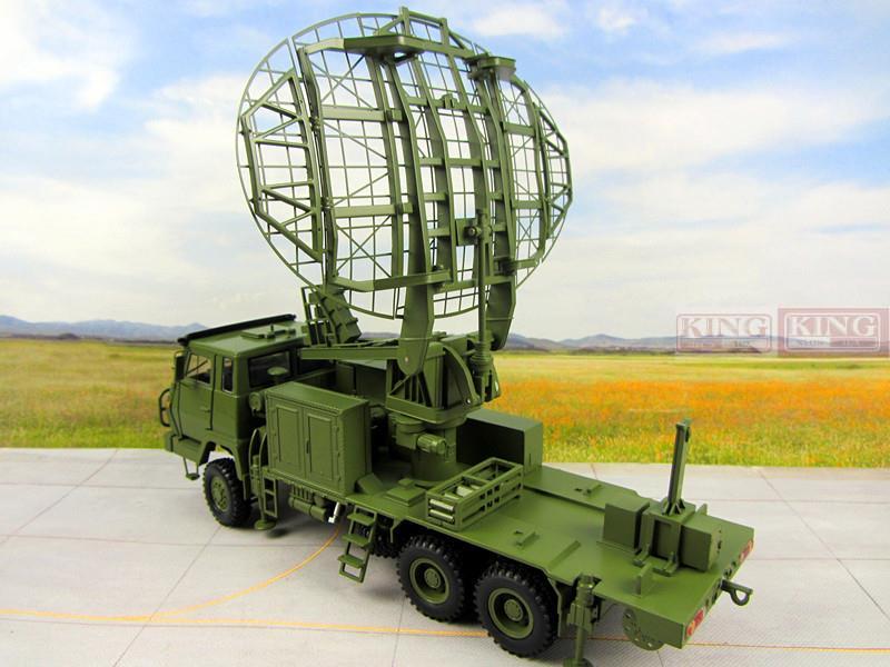 KNL Hobby Diecast Truck Steyr modified Meterwave radar vehicle model JY-27 radar vehicle Steyr truck model 1/30 for Chinese Army PLA