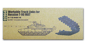 Trumpeter 1/35 scale model 02064 T-90 Series Main Combat Tank with Movable Linked Track