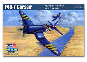 Hobby Boss 1/48 scale aircraft models 80392 F4U-7 Pirate Shipborne Bomber "French Navy" *