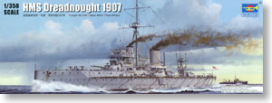 British royal navy 05608 British royal navy "Dreadnought" battleship 1907