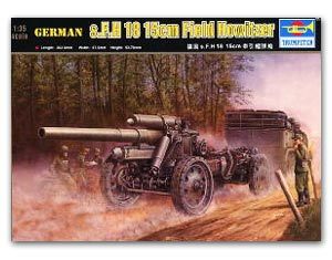 Trumpeter 1/35 scale model 02304 Germany 15CM s.FH18 type field howitzera