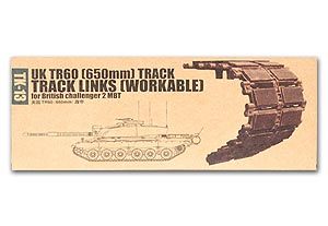 Trumpeter 1/35 scale model 02043 Challenger 2 Main Tan TR60 (650MM) Movable Linked Track