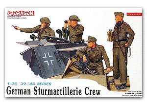 1/35 scale model Dragon 6029 World War II German Army Gun crew