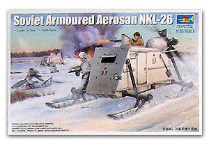 Trumpeter 1/35 scale model 02321 Soviet NKL-26 armored Aerosan combat sled