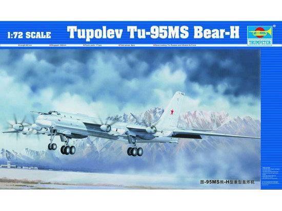 Trumpeter 1/72 scale model 01601 Tu-95MS Bear-H heavy bomber